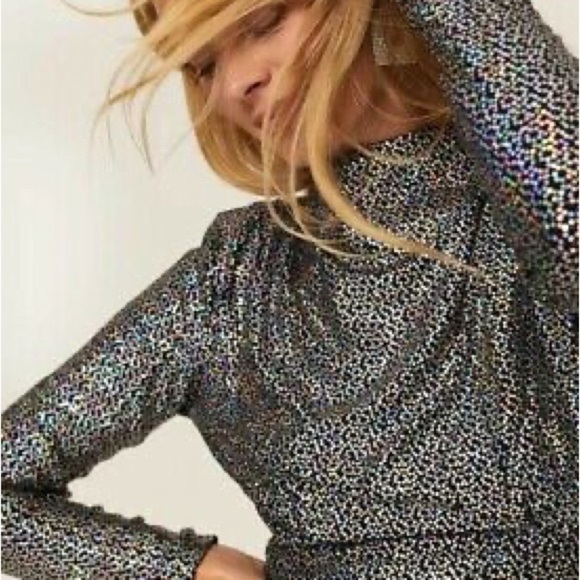Alexia Admor Glittering Silver Dress - Picture 1 of 6